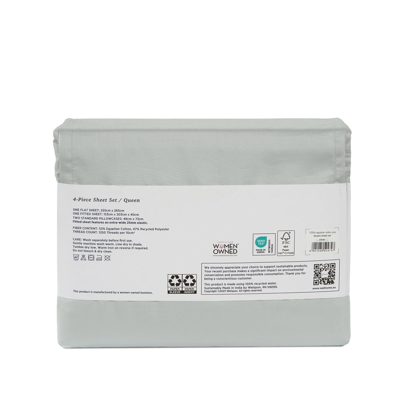 1250 Thread Count Cotton Polyester Bed Sheets1250TC Egyptian Cotton Rich Bed Sheet Set