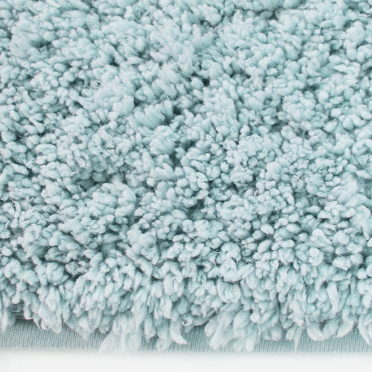 Drylon Bath Mat Blue Frost in Size 49cm x 80cm