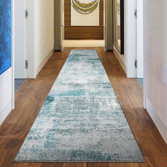 Echo 303 Hall Runner Grey-Teal