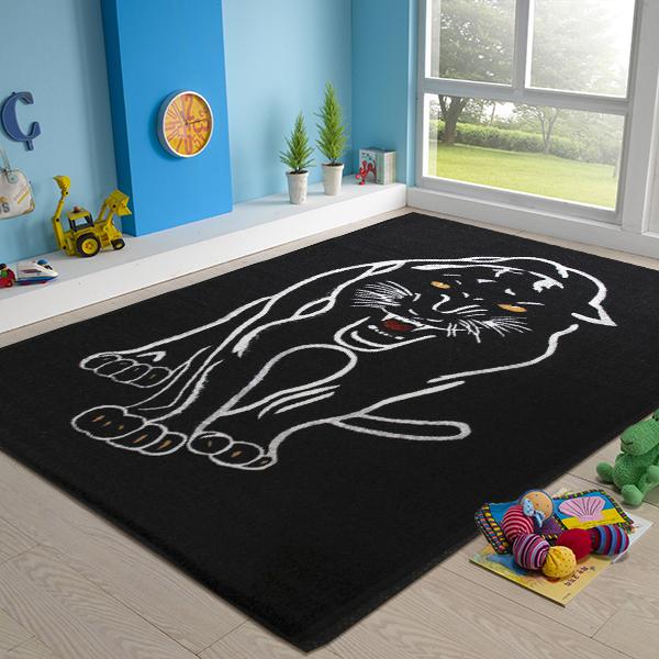 Animal Rug Panther 110x160cm-Animal Rug-Rugs 4 Less