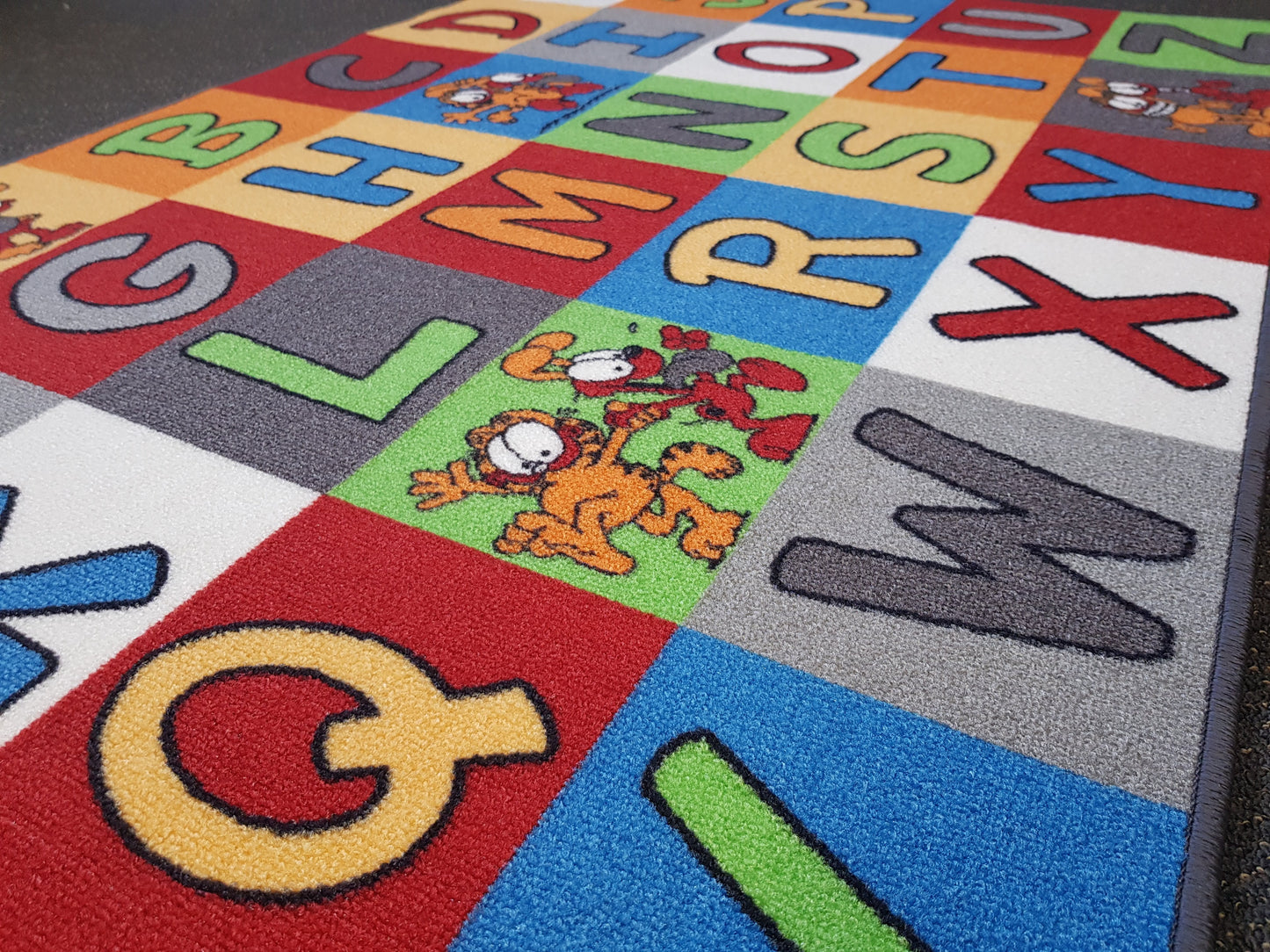 Alphabet Mat in Size 110cm x 160cm-Rugs 4 Less