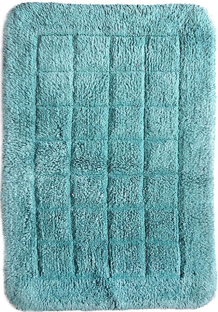 Cotton Bath Mat Aqua-Bath Mat-Rugs 4 Less