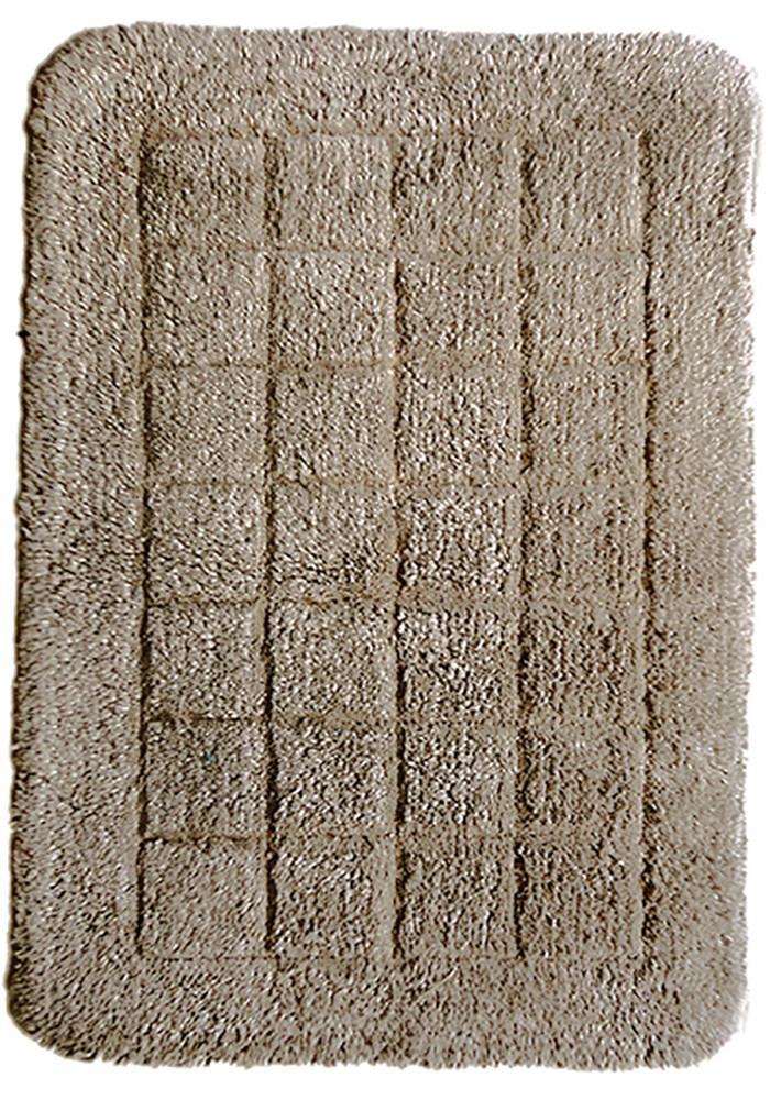 Cotton Bath Mat Taupe-Bath Mat-Rugs 4 Less