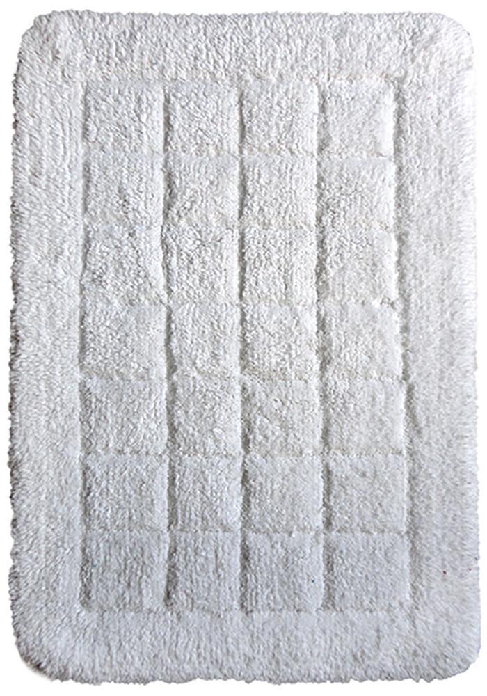 Cotton Bath Mat White-Bath Mat-Rugs 4 Less