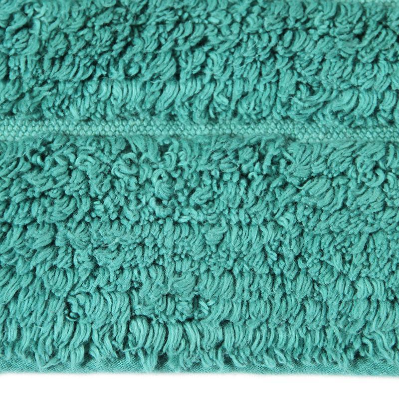 Cotton Bath Mat Teal-Bath Mat-Rugs 4 Less