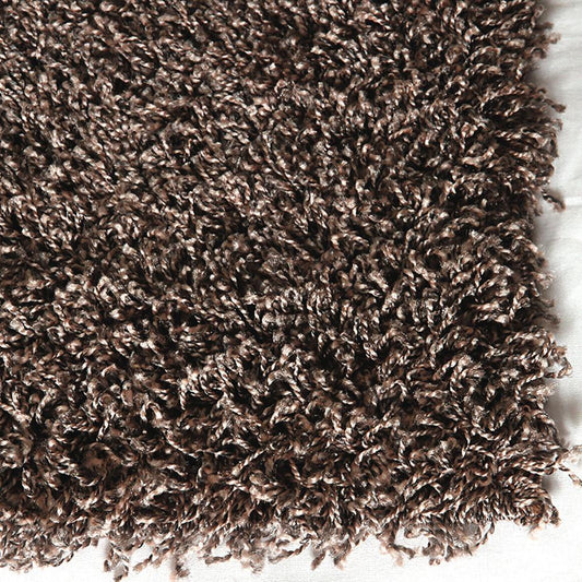 Cosmic Brown Shag Rug 160x230cm-Shag Rug-Rugs 4 Less