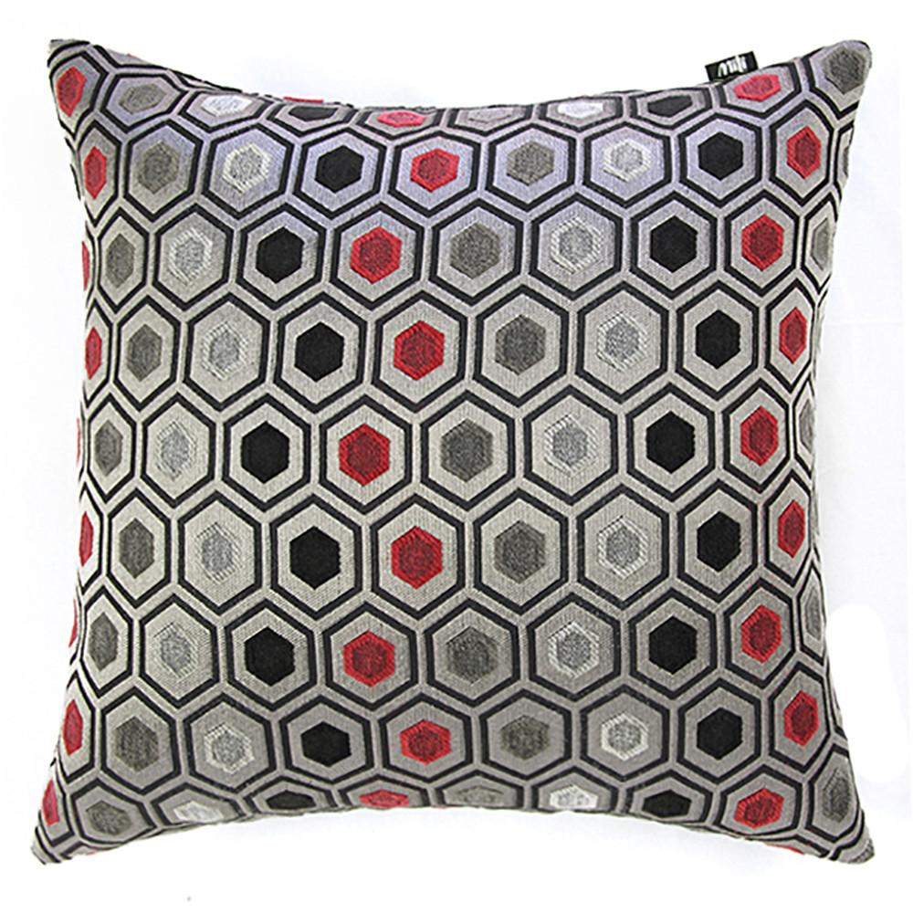 Croatia Cushion F8981 Red-Cushion-Rugs 4 Less