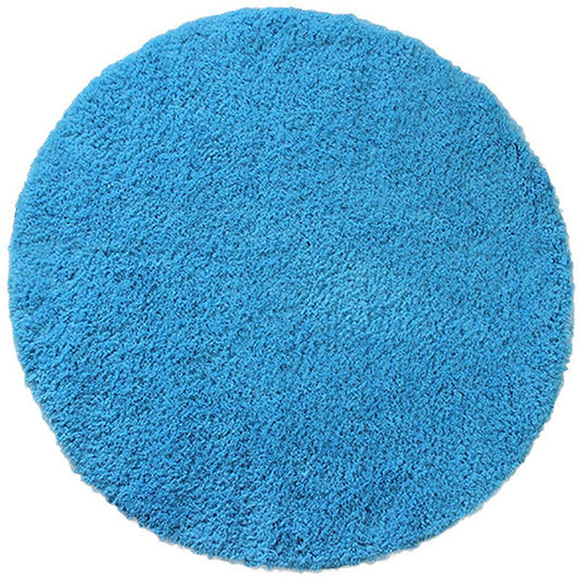 Drylon Round Mat Blue-Round Mat-Rugs 4 Less