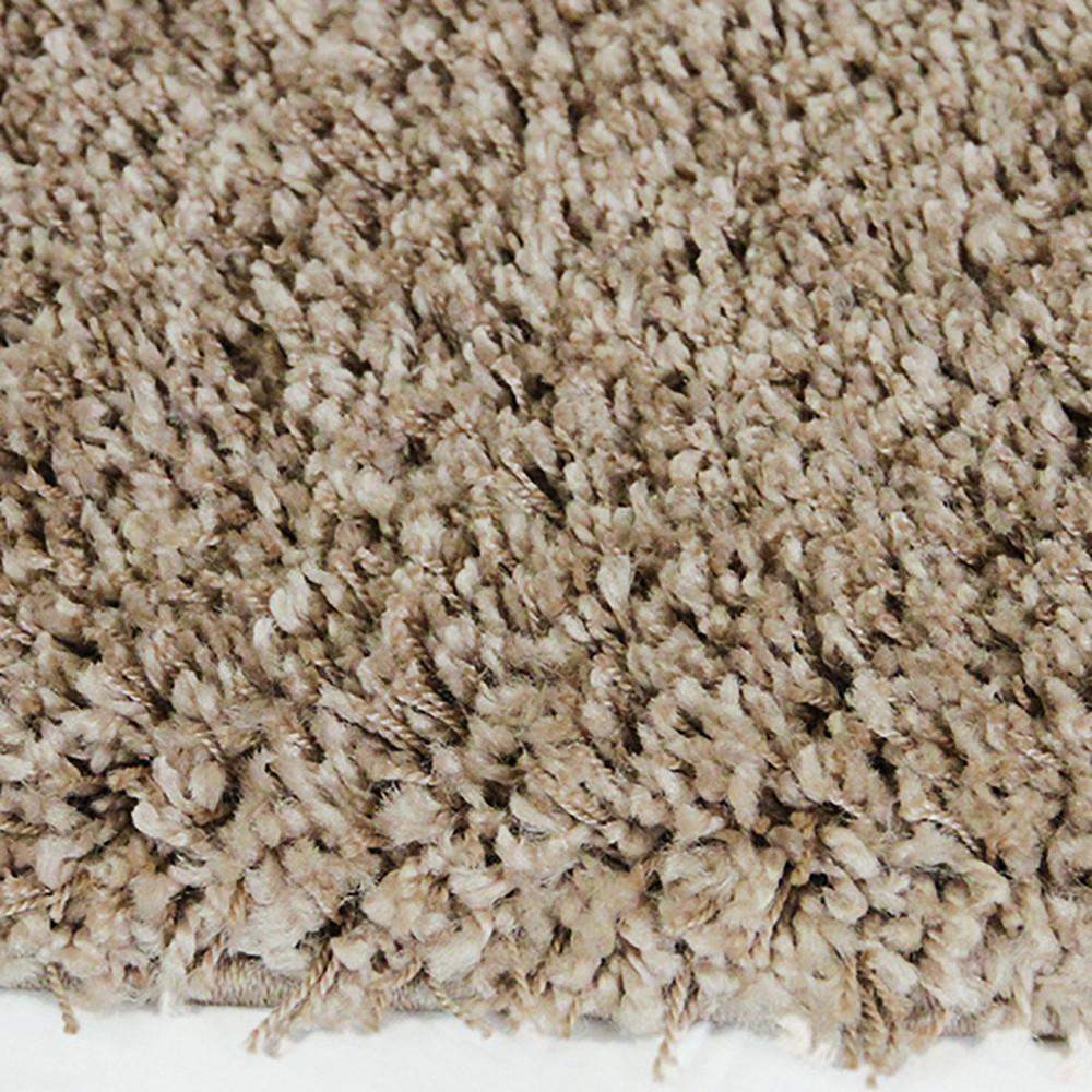 Luxus Taupe Large Shag Mat 80x130cm-Large Shag Mat-Rugs 4 Less