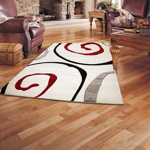 Monte-Carlo 8590A Cream Rug 160x230cm-Modern Rug-Rugs 4 Less