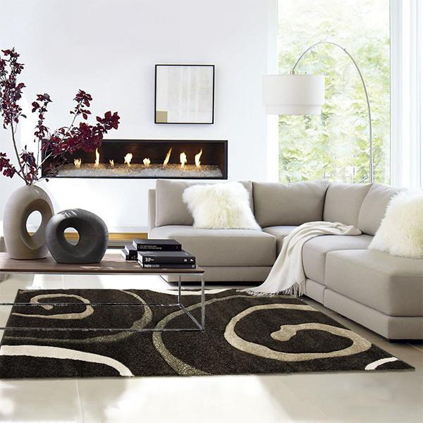 Monte-Carlo 8590A D-Br-Fume-FB Rug 160x230cm-Modern Rug-Rugs 4 Less