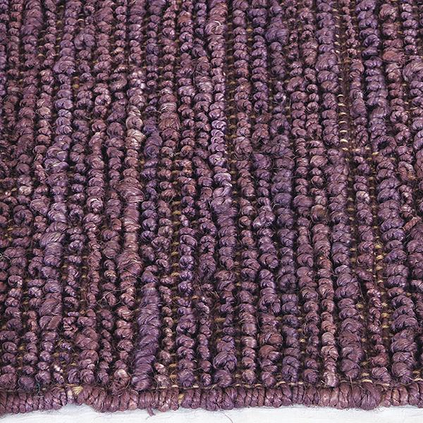 Morocco Jute Rug Aubergine 160x230cm-Jute Rug-Rugs 4 Less