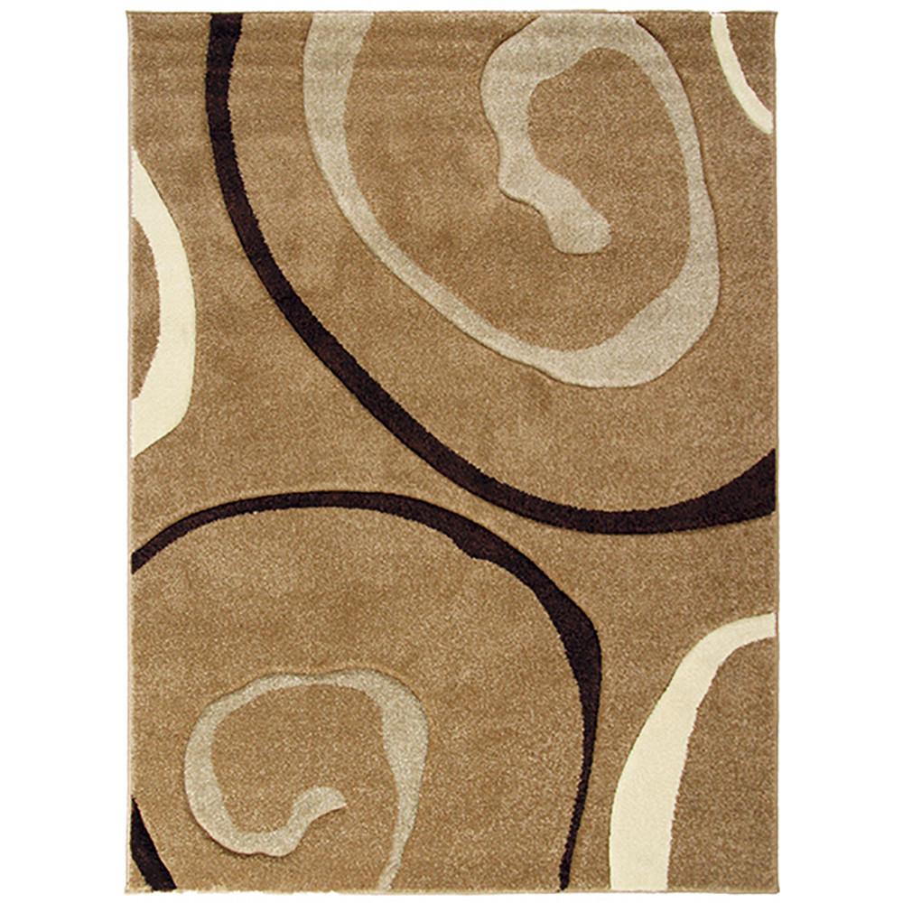Monte-Carlo 8590A Beige Rug 160x230cm-Modern Rug-Rugs 4 Less