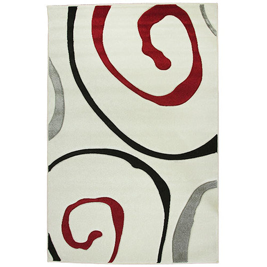 Monte-Carlo 8590A Cream Rug 160x230cm-Modern Rug-Rugs 4 Less