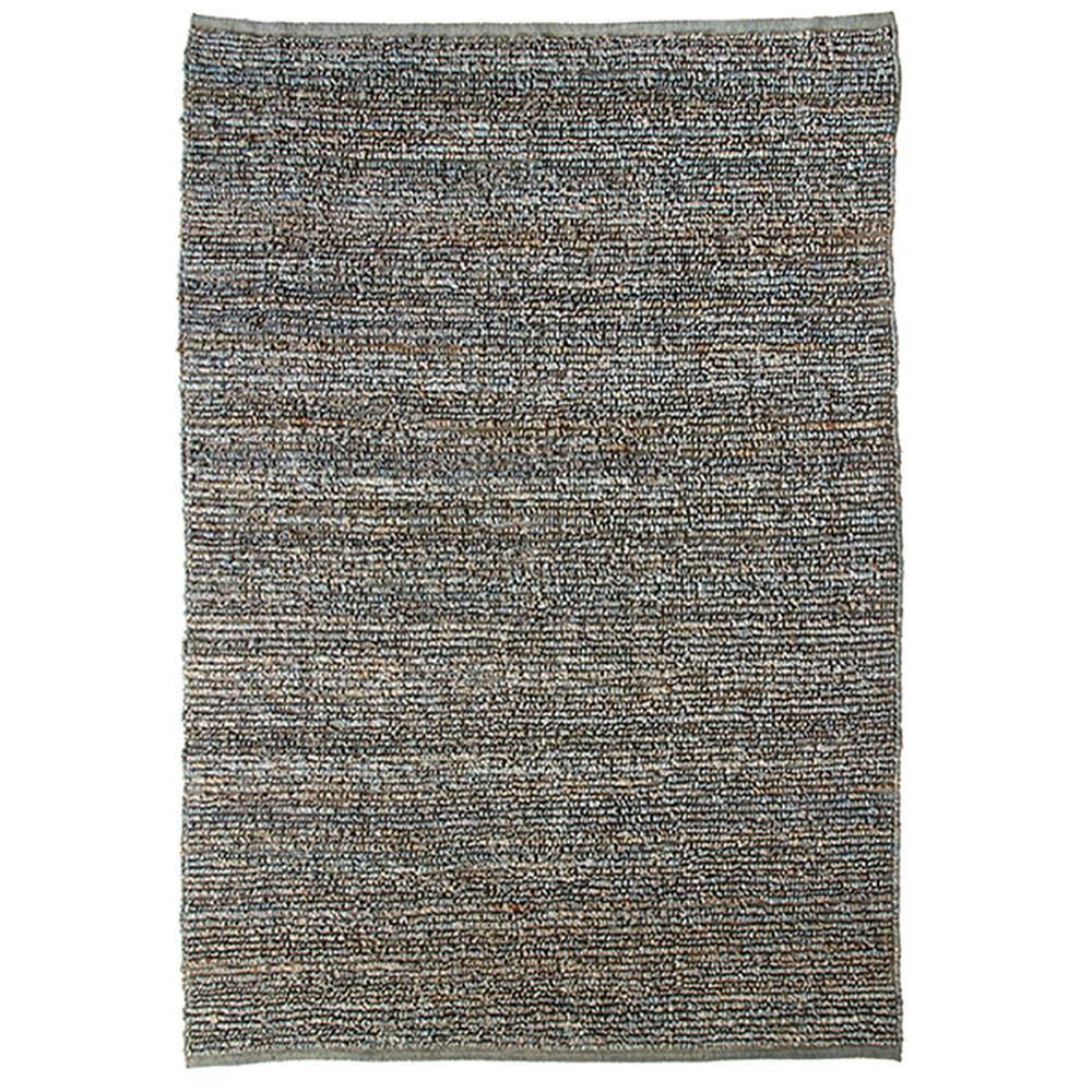 Morocco Jute Rug Petrol 160x230cm-Jute Rug-Rugs 4 Less