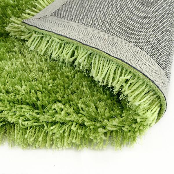 Pluto Light Green Shag Rug 150x220cm-Shag Rug-Rugs 4 Less