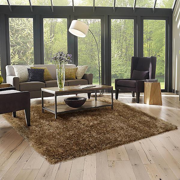 PLuto Taupe Shag Rug 150x220cm-Shag Rug-Rugs 4 Less