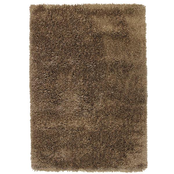 PLuto Taupe Shag Rug 150x220cm-Shag Rug-Rugs 4 Less