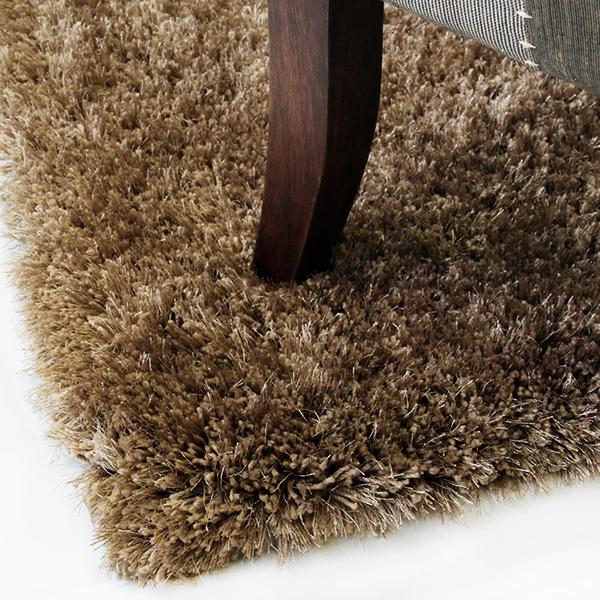 PLuto Taupe Shag Rug 150x220cm-Shag Rug-Rugs 4 Less