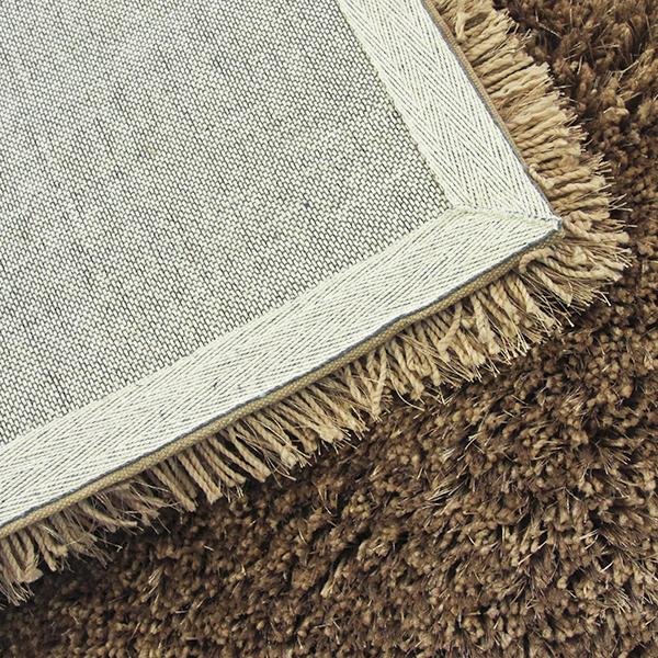 PLuto Taupe Shag Rug 150x220cm-Shag Rug-Rugs 4 Less