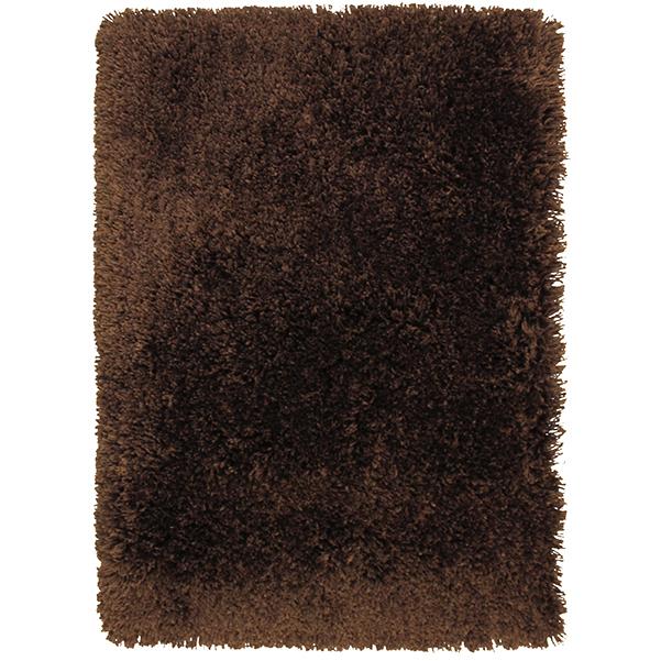 Pluto Cocoa Shag Rug 150x220cm-Shag Rug-Rugs 4 Less
