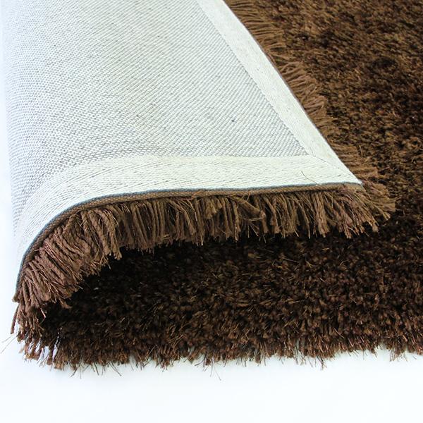 Pluto Cocoa Shag Rug 150x220cm-Shag Rug-Rugs 4 Less