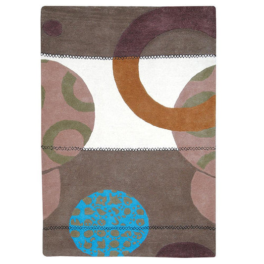 Province Wool Rug Aqua-Stitch 160x230cm-Wool Rug-Rugs 4 Less