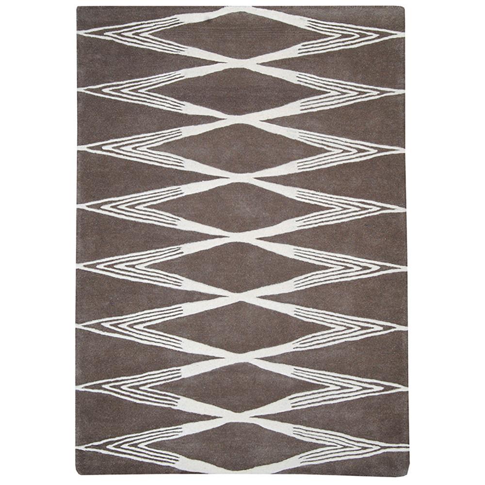 Province Wool Rug Diamond 160x230cm-Wool Rug-Rugs 4 Less