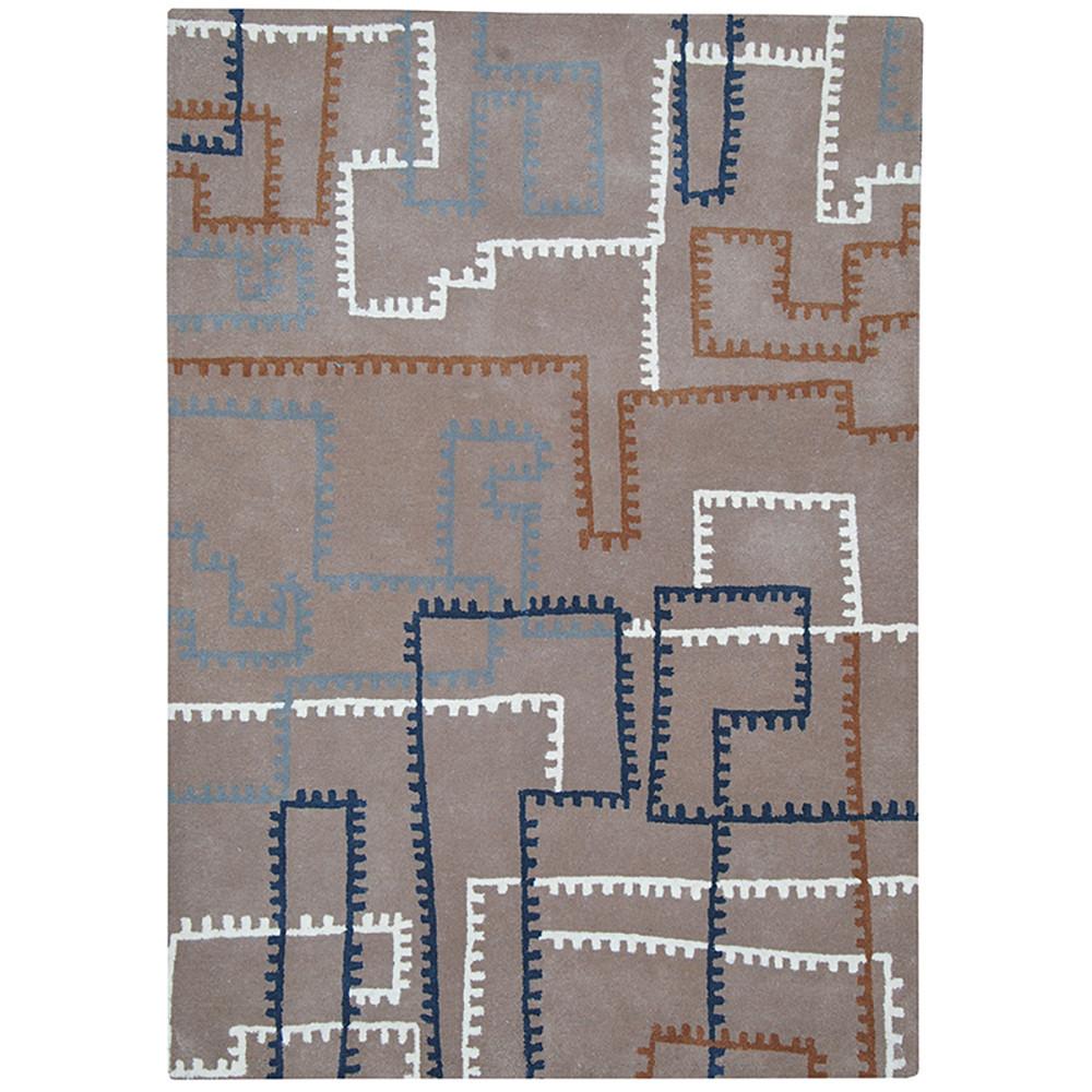 Province Wool Rug Tiny-Blocks 160x230cm-Wool Rug-Rugs 4 Less