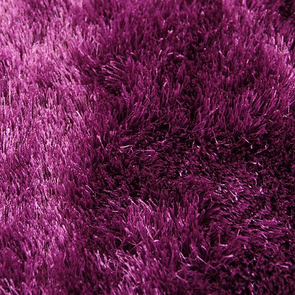 Satin Purple Shag Mat 55x85cm-Shag Mat-Rugs 4 Less