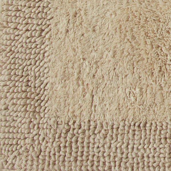 Border Cotton Bath Mat Mink-Bath Mat-Rugs 4 Less