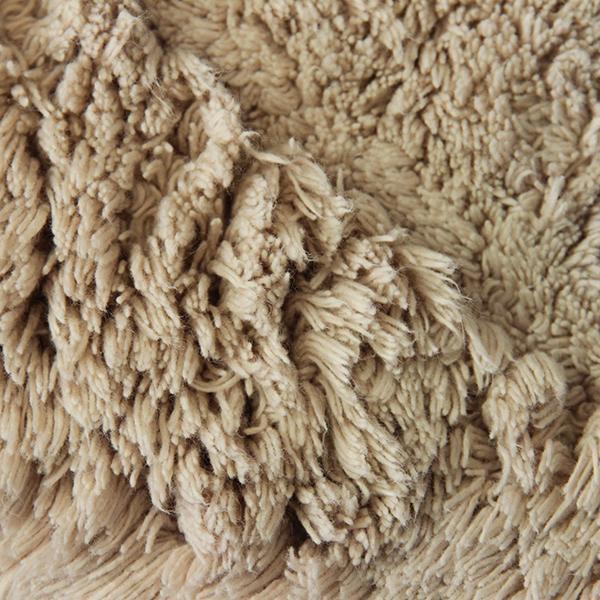 Cotton Round Bath Mat Mink-Round Bath Mat-Rugs 4 Less