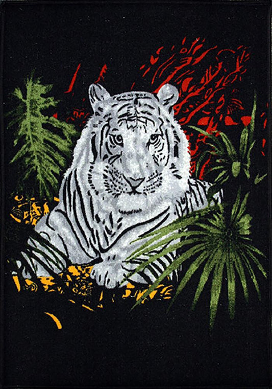 Animal Large Rug Tiger 140x190cm-Animal Rug-Rugs 4 Less