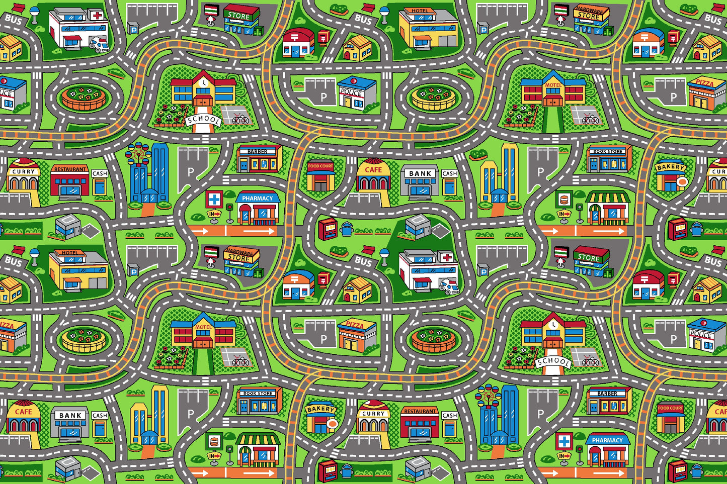 Suburb Kids Car Rug in Size 200cm x 300cm