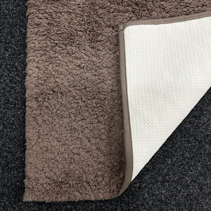 Drylon Bath Mat Tudor Brown in Size 49cm x 80cm