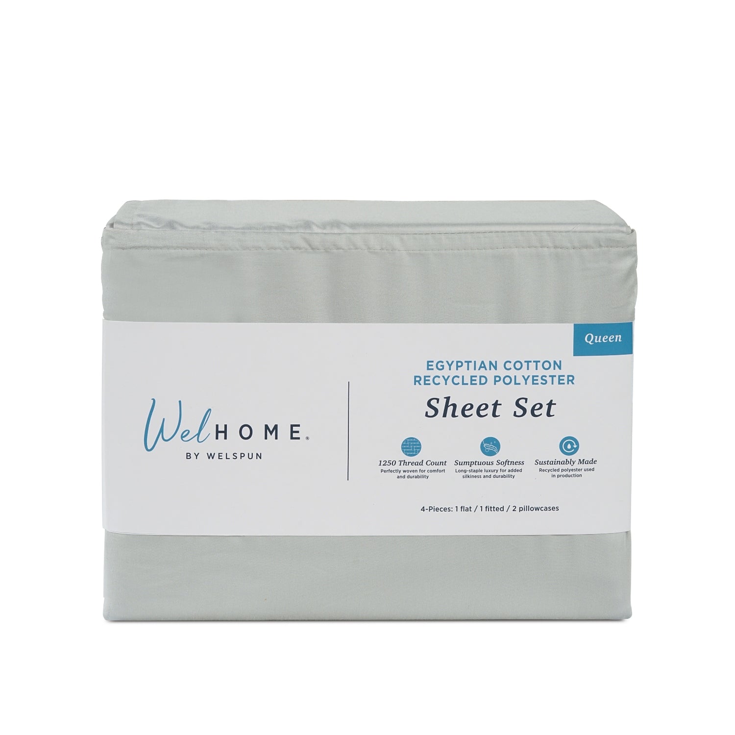 1250 Thread Count Cotton Polyester Bed Sheets1250TC Egyptian Cotton Rich Bed Sheet Set