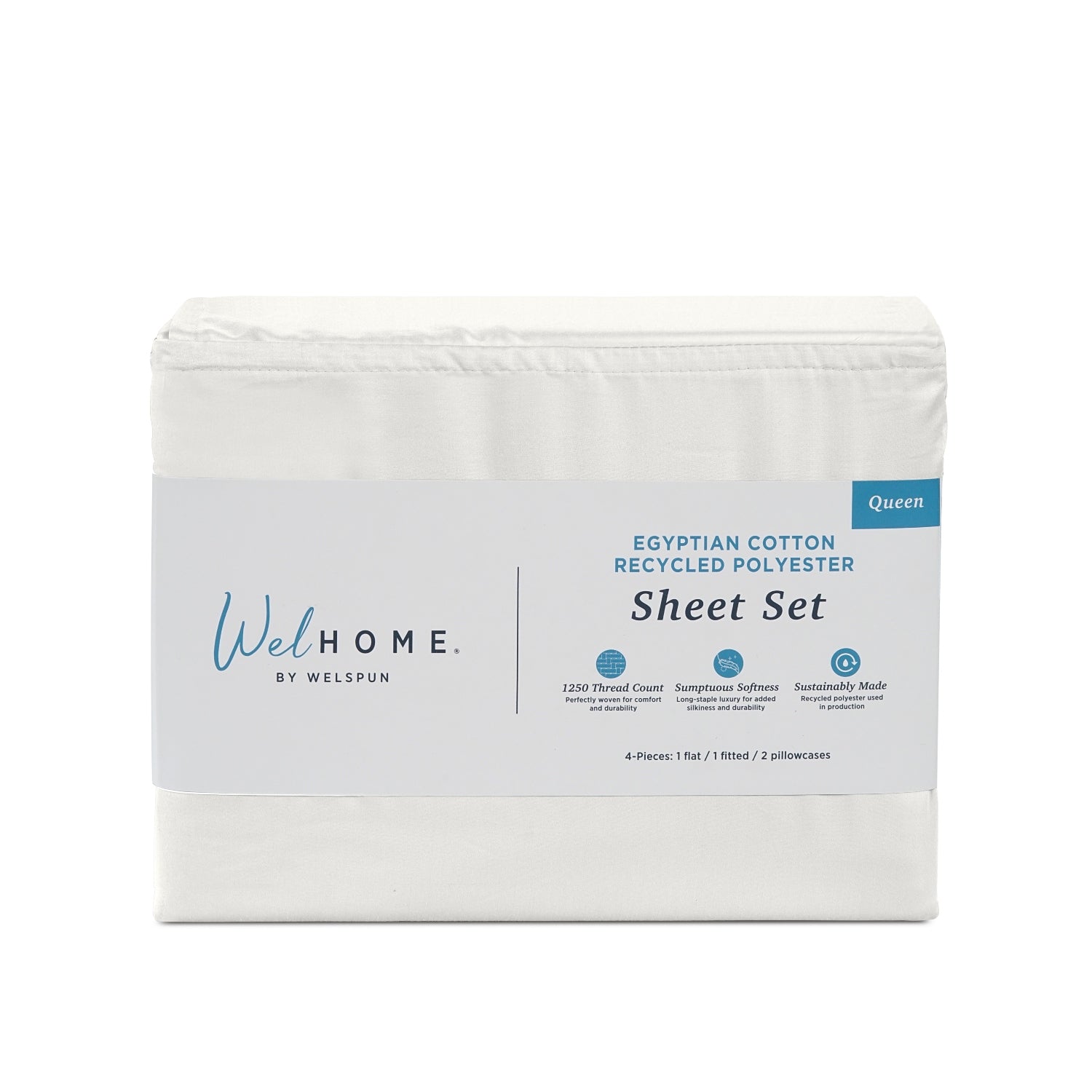 1250 Thread Count Cotton Polyester Bed Sheets1250TC Egyptian Cotton Rich Bed Sheet Set