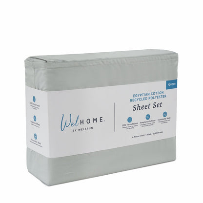 1250 Thread Count Cotton Polyester Bed Sheets1250TC Egyptian Cotton Rich Bed Sheet Set