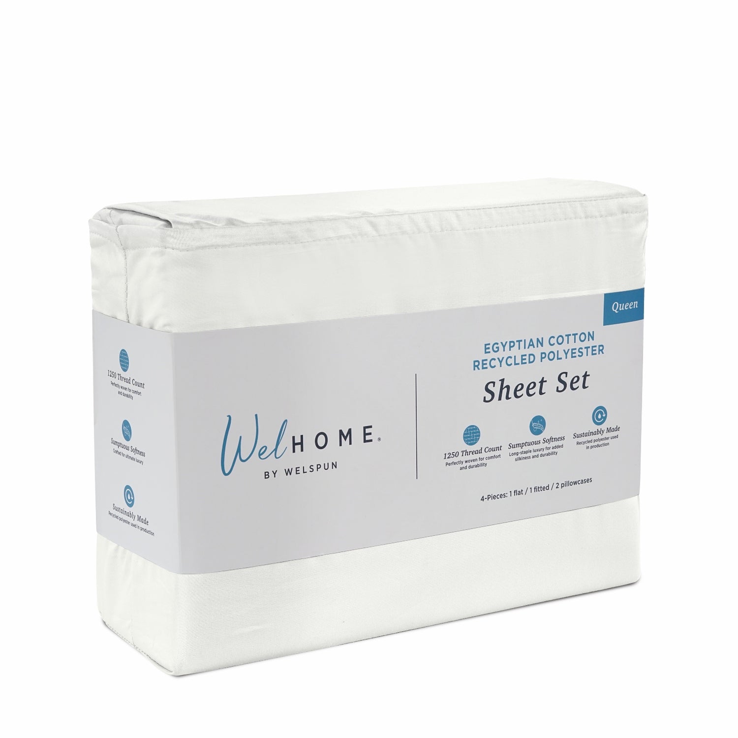 1250 Thread Count Cotton Polyester Bed Sheets1250TC Egyptian Cotton Rich Bed Sheet Set