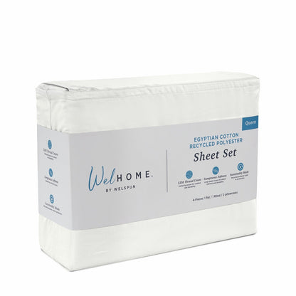 1250 Thread Count Cotton Polyester Bed Sheets1250TC Egyptian Cotton Rich Bed Sheet Set