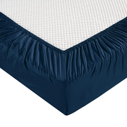 1250TC Egyptian Cotton Rich Bed Sheet Set in Marine Deep