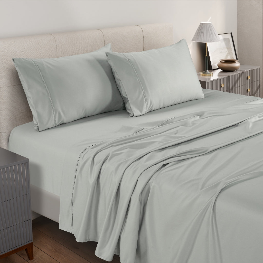 1250 Thread Count Cotton Polyester Bed Sheets1250TC Egyptian Cotton Rich Bed Sheet Set