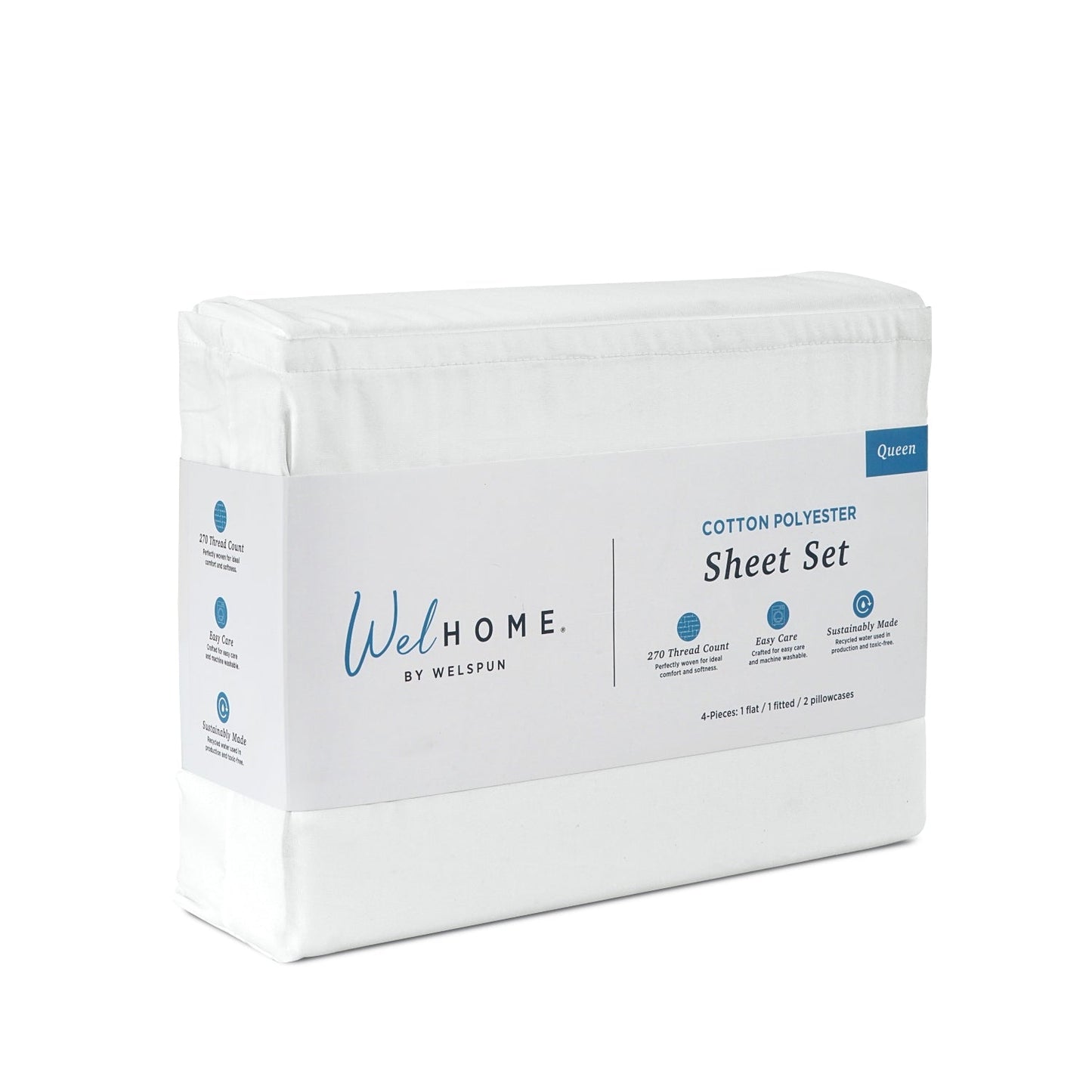 270 Thread Count Cotton Polyester Bed Sheets270TC Cotton Rich Bed Sheet Set