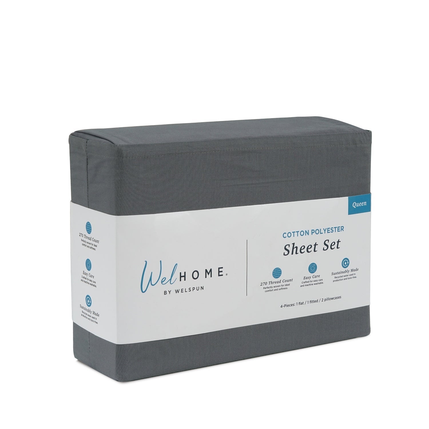 270 Thread Count Cotton Polyester Bed Sheets270TC Cotton Rich Bed Sheet Set