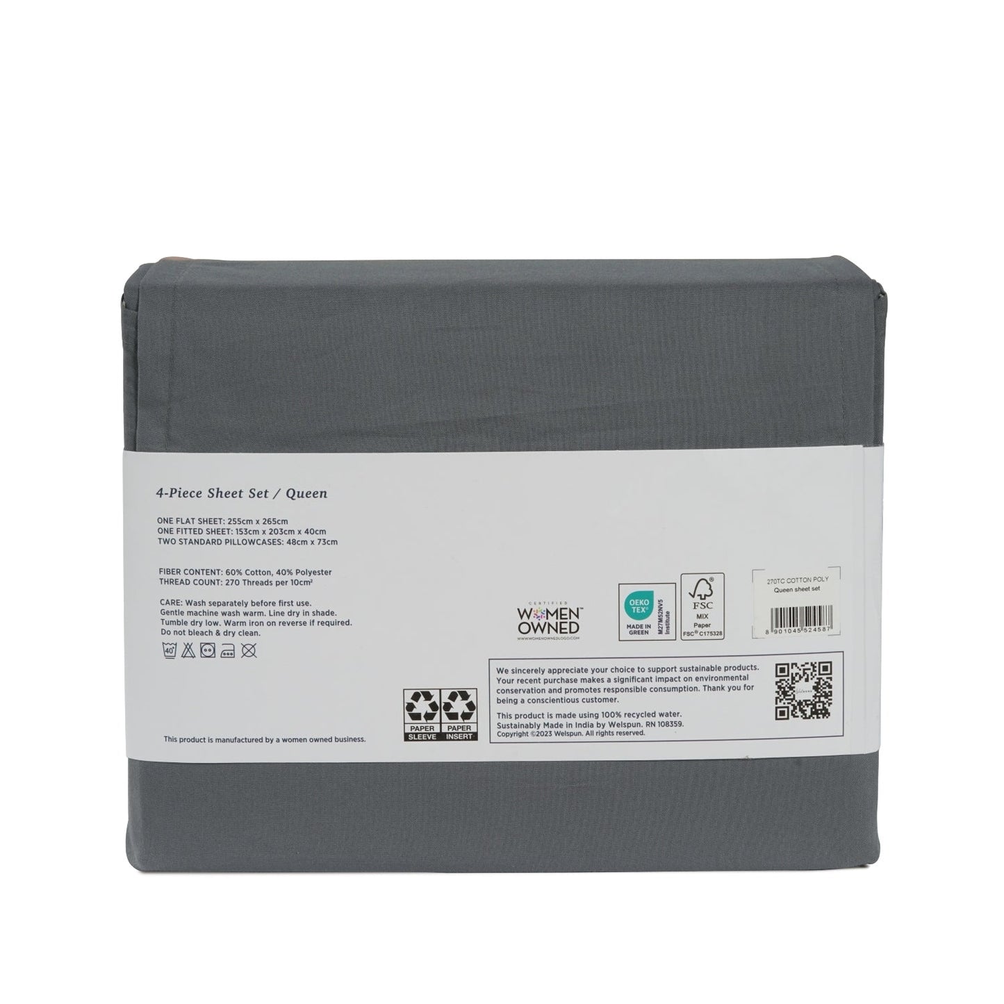 270 Thread Count Cotton Polyester Bed Sheets270TC Cotton Rich Bed Sheet Set