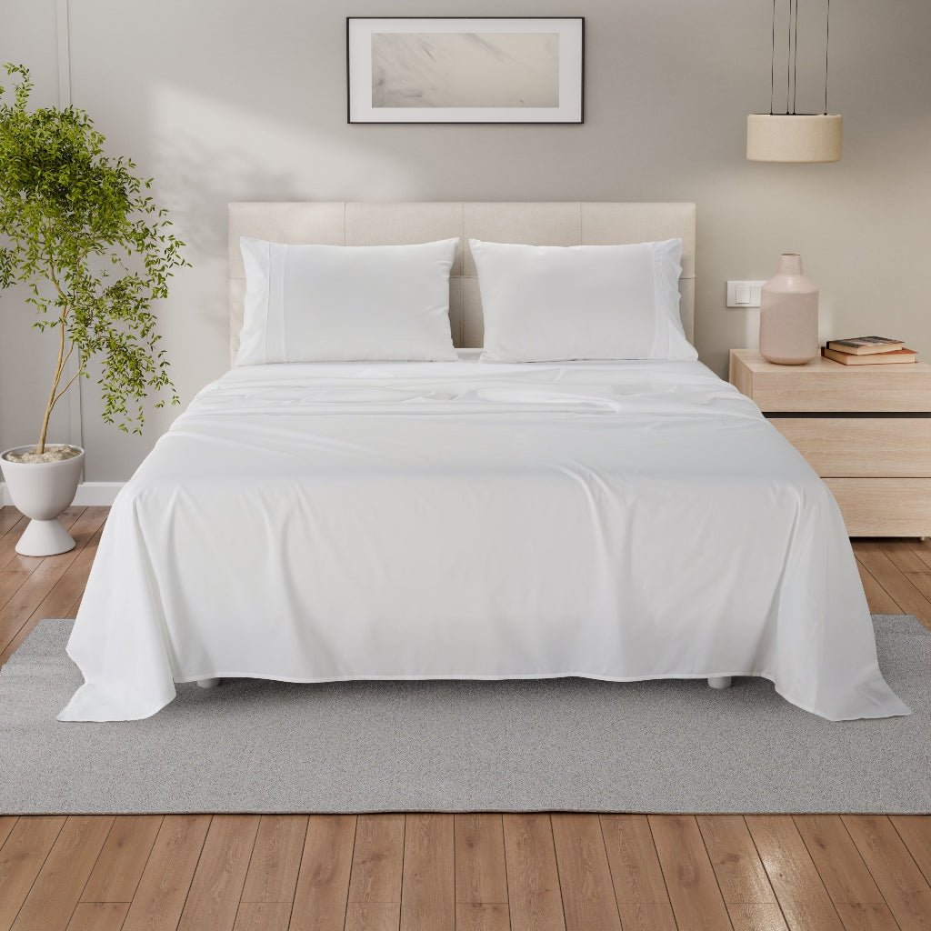 270 Thread Count Cotton Polyester Bed Sheets270TC Cotton Rich Bed Sheet Set