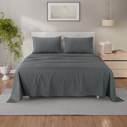 270 Thread Count Cotton Polyester Bed Sheets270TC Cotton Rich Bed Sheet Set