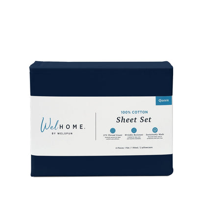 375 Thread Count 100% Cotton Bed Sheets375TC Cotton Bed Sheet Set