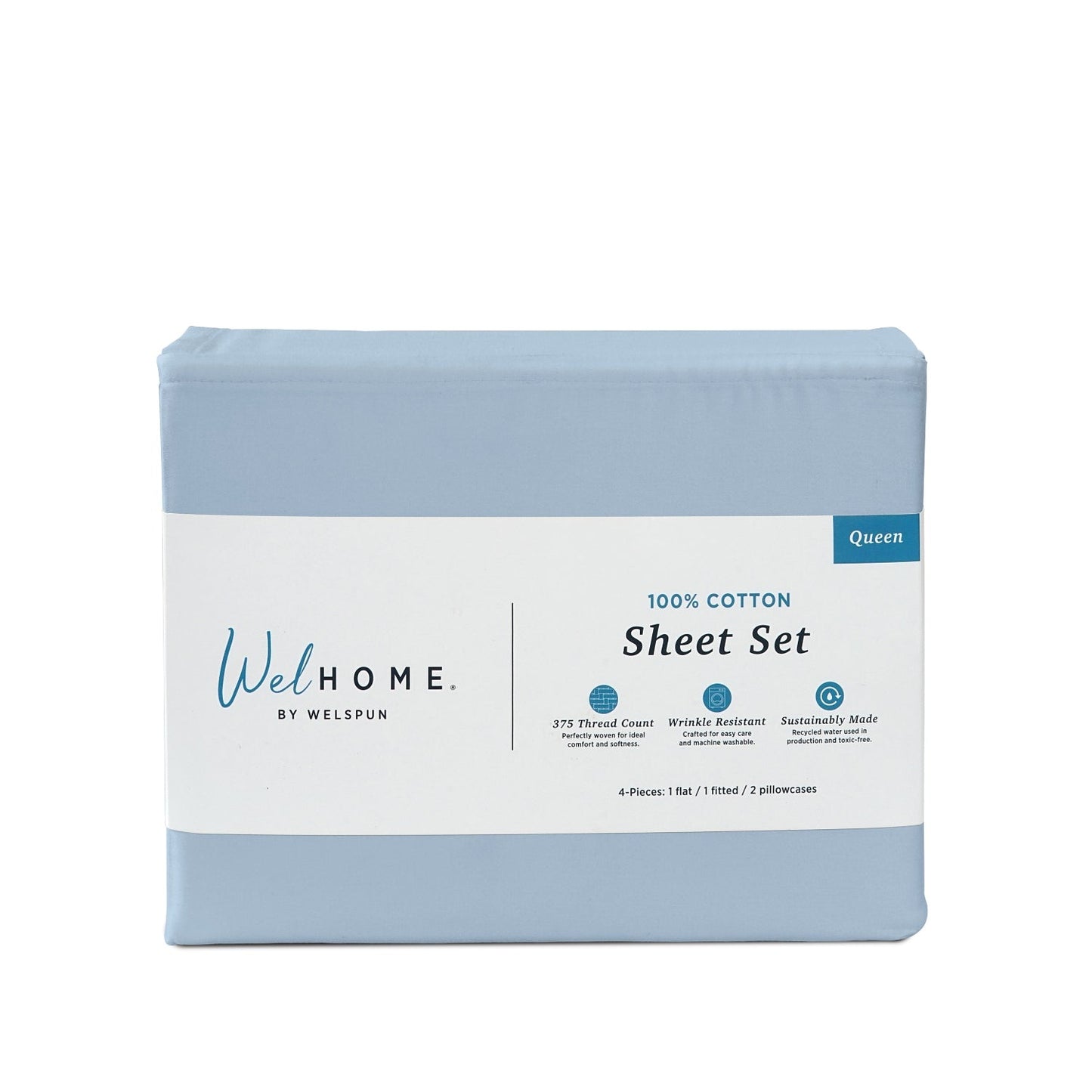 375 Thread Count 100% Cotton Bed Sheets375TC Cotton Bed Sheet Set