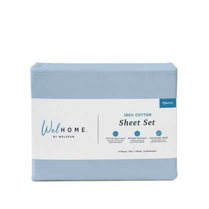 375 Thread Count 100% Cotton Bed Sheets375TC Cotton Bed Sheet Set